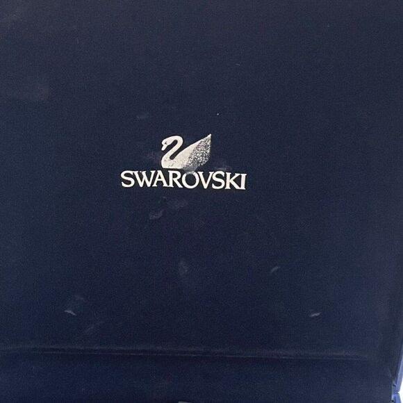 Brilliant Swarovski Crystal Shooting Star Fizzle Lavalier Necklace In Box RARE - Picture 9 of 13